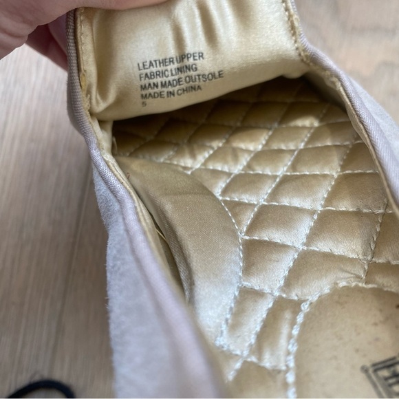 Birdies Starling Beige Suede Flat Loafers Comfort Shoes Women’s Size 5 - Picture 6 of 8